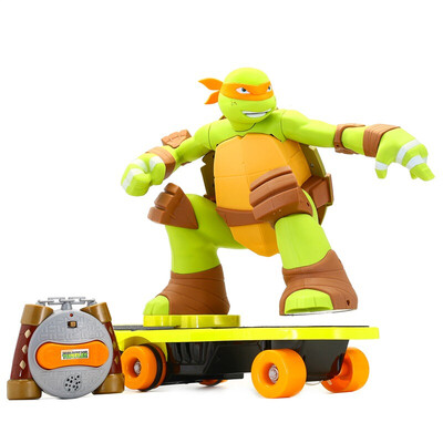 

Джи Кеши (Jakks) мальчик детского игрушек развивающих родителей-ребенок взаимодействие интеллектуальный беспроводного пульта дистанционного управления моделью игрушка электрической подарок на день рождения прохладно скейтборд Teenage Mutant Ninja Turtles 