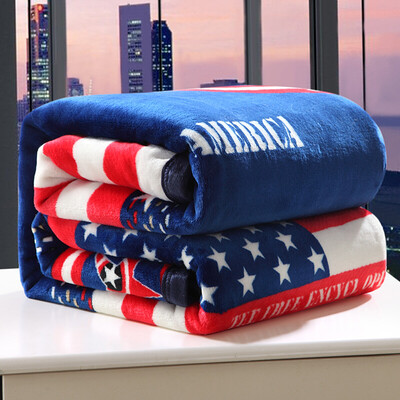 

Italian club blanket home textile thick flannel blanket nap air conditioning blanket towel blanket blanket 15 2 meters US captain