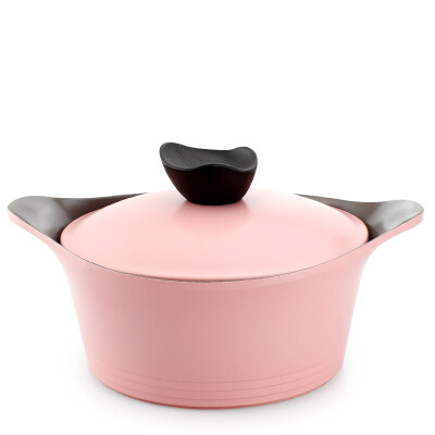 

Neoflam Bubble Ceramic Soup Pot Non-sticker Bottom Gas Induction Cooker Universal Cooker Pot EC-AD-C20I Pink 20CM