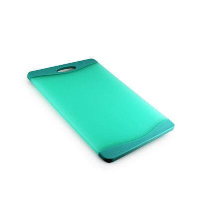 

Neoflam double-sided antibacterial antibacterial antibacterial anti-skid easy to clean cutting board cutting board plastic fruit plate overflow spillway hanging wall transparent plate CB-FL-L44 green large