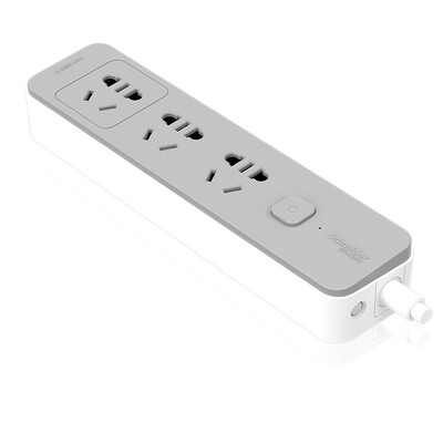 

Schneider Electric Schneider Electric smart new national standard socket 3 18 m row wiring board board line board NSW1030_WE gray