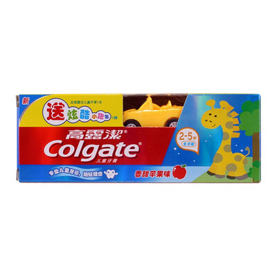 

Гао Lujie (Colgate) яблоко зубная паста бесплатные подарки для детей (2-5 лет) 40 г (старые и новые упаковки случайные поставки)