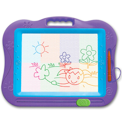 

QIQUTOYS 9988A color magnetic board drawing board oversized children&39s drawing board small blackboard 1-2-3 years old color toys baby graffiti board