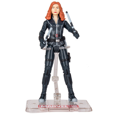 

Marvel Мстители Black Widow куклы модель детских игрушки подвижные суставы штучного стол украшение с подставкой 7 дюймов