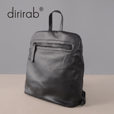 

Dirirab genuine leather women's backpack simple handbags fashion casual shoulder bag large capacity street travel student bag