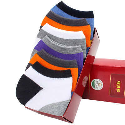 

Hengyuanxiang cotton socks male 6 double loaded summer cotton socks thin section socks sports socks stealth socks A211824