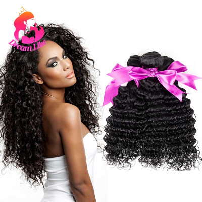 

Dream Like Brazilian Deep Wave Hair 4 Bundles 10A Brazilian Deep Curly Human Hair Unprocessed Brazilian Loose Deep Wave Hair