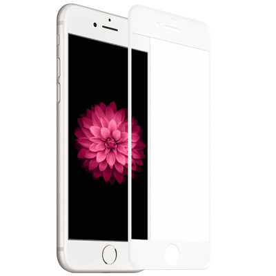 

Three-piece-3D full-screen Yue can Apple 7Plus tempered film full-screen coverage iPhone7Plus tempered film 3D carbon fiber soft side HD mobile phone protective film white