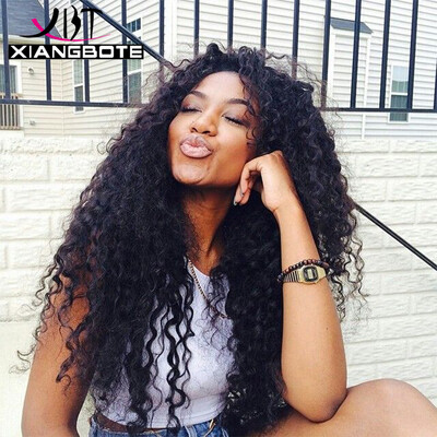 

7A Brazilian Deep Curly Virgin Hair Wet And Wavy Brazilian Curly Hair 4Bundles Brazilian Virgin Hair Curly Human Hair Extensions