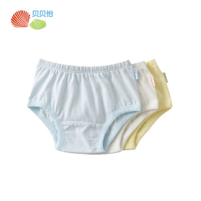 

Beibei Yi Bornbay underwear children&39s small underwear baby underwear baby triangle underwear 3 loaded BB9013 blue white yellow 120CM