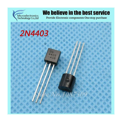 

50pcs free shipping 2N4403 TO-92 40V 06A Bipolar Transistors - BJT NPN Gen Pur SS new original