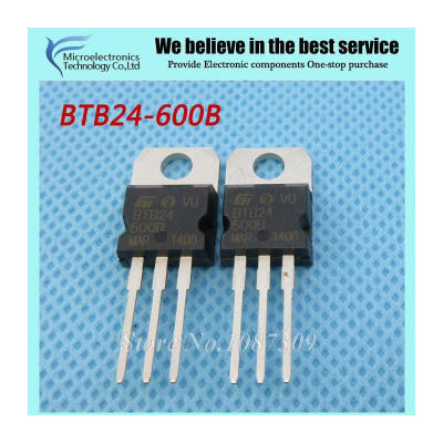 

5pcs free shipping BTB24-600B BTB24-600 BTB24 Triacs 25 Amp 600 Volt TO-220 new original