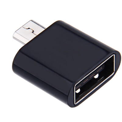 

Разъем для подключения зарядного устройства OTG Micro USB Sync (черный)