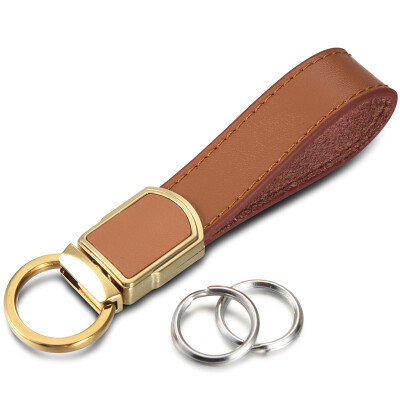 

zobo genuine car key ring 360 degree rotating portable key ring ZB-910 brown leather car ornaments gift birthday gift