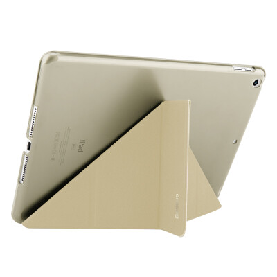 

Baseus Apple new iPad protective cover 2017 new iPad7 protective shell drop three fold stent 97 inch leather Khaki