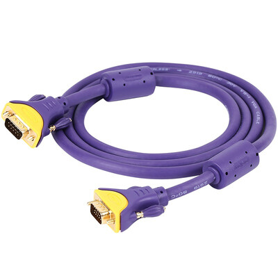 

Akihabara (CHOSEAL) QS5102T3 VGA (3 + 4) позолоченный штекер с магнитным кольцевым компьютерным проектором, поддерживающим кабель 3 метра