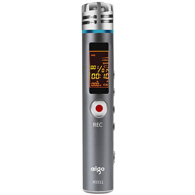 

Patriot aigo R5511 recording pen professional micro-HD remote noise reduction genuine MP3 player large capacity 16G gray