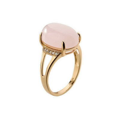 

Yoursfs Womens Opal Wedding Rings Rose Gold Plated Fashion Jewelry Cubic Zirconia Engagement Band