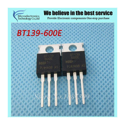 

10pcs free shipping BT139-600E BT139 BT139-600 600V 18A Triacs RAIL TRIAC TO-220 new original