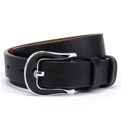 

(Svale) ladies belt Korean version of the leather buckle belt 058810011B black