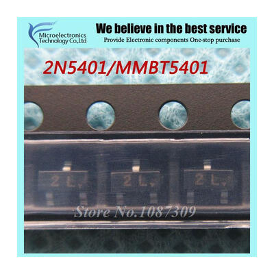 

100pcs free shipping 2N5401 MMBT5401 2L SOT23-3 Bipolar Transistors - BJT PNP Transistor General Purpose new original