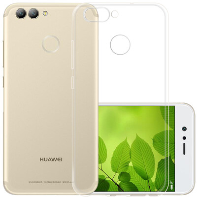 

Freeson Huawei Nova2 mobile phone case protective cover slim silicone full package edge drop soft shell TPU transparent mobile phone sets clear white