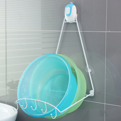 

Ou Runzhe rack suction cup basin storage rack bathroom nail-free seamless wall-mounted washbasin towel rack