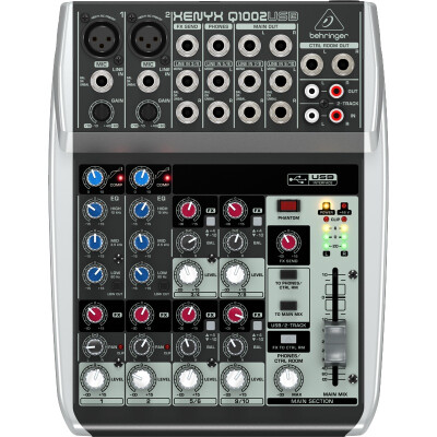 

Behringer QX1002USB Mixer Sound MixerAudio MixerKing Personal Recording Business Conference Stage Performance etc