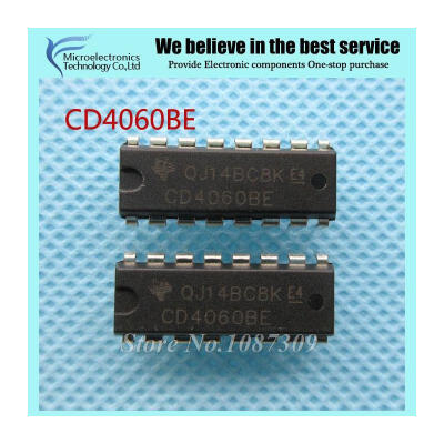 

10pcs free shipping CD4060BE CD4060 DIP-16 Counter ICs 14-Bit Ripple new original