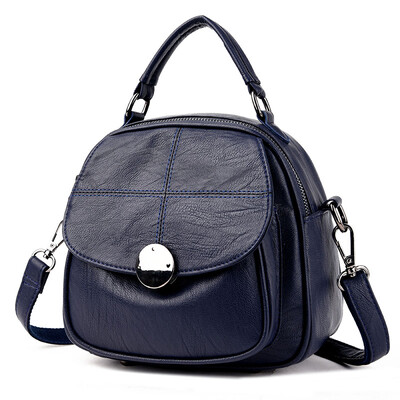 

Women Leather Backpack School Bags For Teenagers Girls Travel Bag Designer High Quality Sheepskin Shoulder Bag Mochilas Escolar