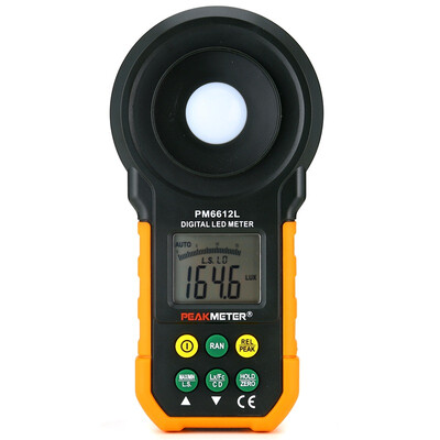 

Huayi PEAKMETER PM6612L illumination meter LED illuminometer photometer photometer brightness meter