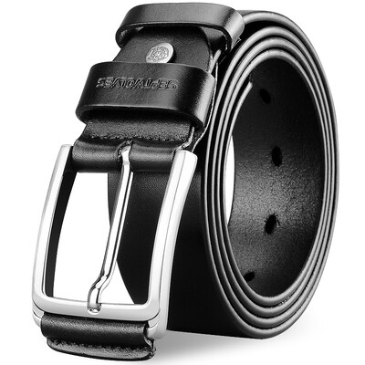 

Seven Wolves Belt Men&39s Leather England Fashion Series Men&39s Leather Buckle Headband Belt 7A527140600-03 Black