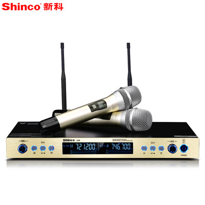 

Shinco U30 Профессиональный U-диапазон Беспроводной микрофон от одного до двух Семейный KTV-хостинг Выделенный микрофон