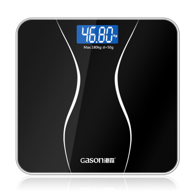 

GASON A2 Bathroom Body Scales Glass Smart Household Electronic Digital Floor Weight Balance Bariatric LCD Display 180KG/50G