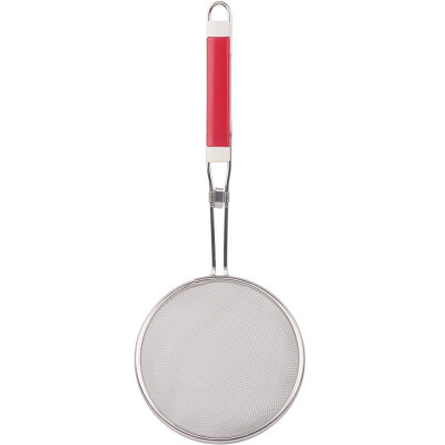 

Jingdong Supermarket] Jingda stainless steel 16CM red square handle net leakage spoon 312