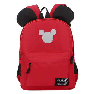 

YEMIGE Cute childrens portable school girl baby boys simple canvas backpack