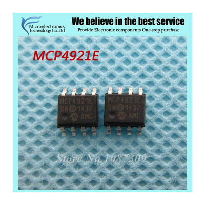 

5pcs free shipping MCP4921E/SN MCP4921E MCP4921 SOP-8 Digital to Analog Converters - DAC Sgl 12-bit SPI int new original