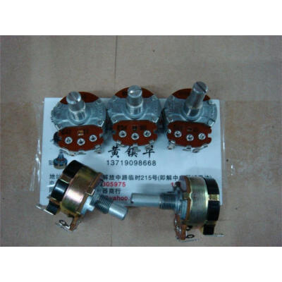 

With switch potentiometer B500K B1M round shaft