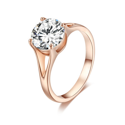 

Yoursfs@ [ Mother's Day ]Yoursfs Wedding Engagement Rings for Women, 18k Rose Gold Plated Setting Sparkly CZ Bands, Princess Cushi