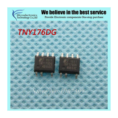 

10pcs free shipping TNY176DG TNY176 SOP-8 ACDC Converters 15W 85-265 VAC 19 W 230 VAC new original