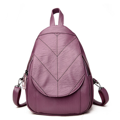 

Fashion Women Leather Backpack School Bags For Teenagers Girls Travel Bag Designer High Quality Sheepskin Backpacks Mochilas