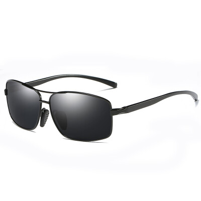 

MOLON Sunglasses Men Driving Driver Sunglasses HD Polarizer Square Sports Sunglasses ML-8529 Black Box Black Gray