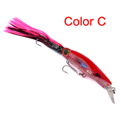 

1pc дизайн Squid 7 "-14cm / 1.566oz-40g рыболовные приманки 6 Цвета рыбацкая приманка 1/0 # Крючок для рыбалки