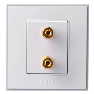 

Simon Electric (симон) V55401T аудио разъем 56C выключатель серии разъем (серый)