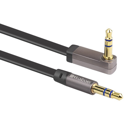 

Kaiboer KBE-SM-13043 35mm stereo audio cable AUX line straight head - elbow car audio input cable recording line 15 meters