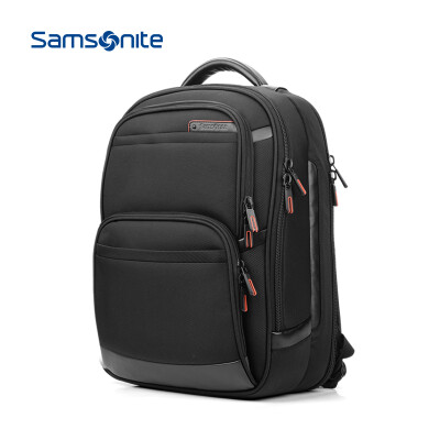 

Samsonite WHARTON men&women shoulder bag multi-function business backpack travel bag 156-inch computer bag 36B09009 black