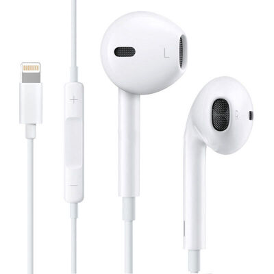 

Sendio Apple Phone Lightning Interface Headphones Stereo Headphones Inline Wired Motion Music Noise Reduction Headphones High Edition