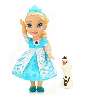 

Disney (Disney) snow and ice series of girls had children children's toys Barbie dolls with music luminous cloth doll doll Aisha princess and snow Po 31058