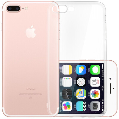 

Freeson Apple iPhone8 Plus Mobile Phone Case Apple iPhone7 Plus Phone Case Case All-Inclusive Transparent Silicone Case Shield Soft Shell 55 Inch Clear White