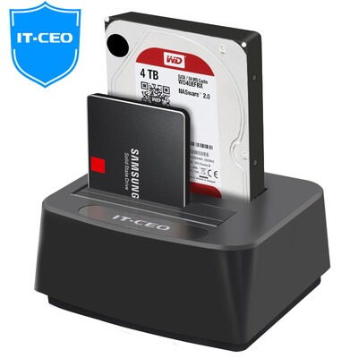 

IT-директор Double немного USB3.0 жесткий базовый 2,5 / 3,5 дюйма SSD твердотельный универсальный последовательный SATA внешний съемный диск картридж черный ящик IT-182S